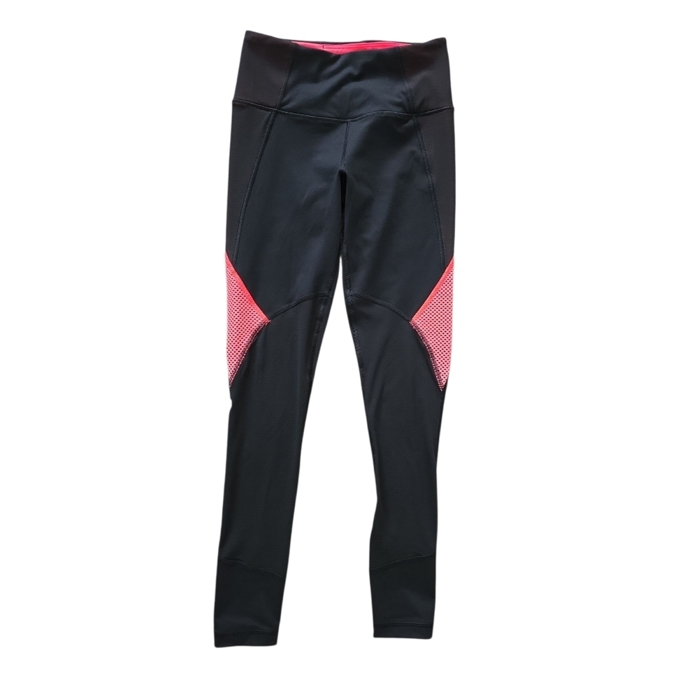 Victoria's Secret Black and Pink Geometric Leggings Small Size XS